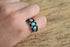 Three Turquoise Ring - Size 9.25